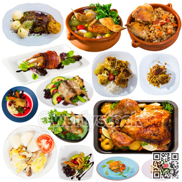Collection of meals of fowl