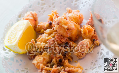 Chipirones, battered fried baby squid
