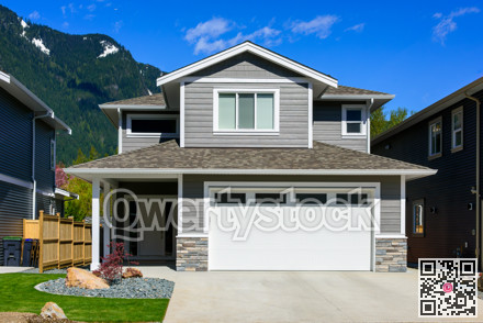 Brand new house on the final stage of construction
