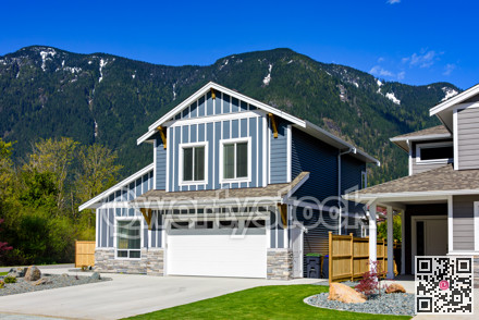 Brand new house on the final stage of construction